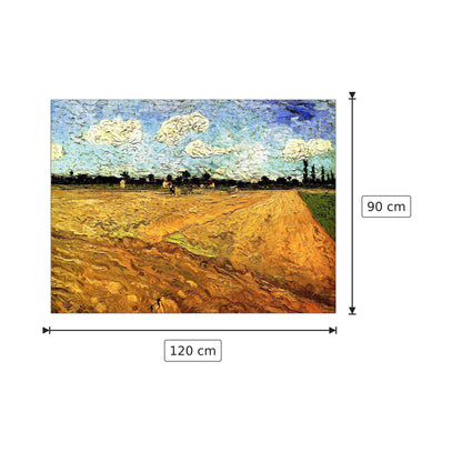 Ploughed Field - Van Gogh Vincent - cm 120x90 - Pannello in MDF