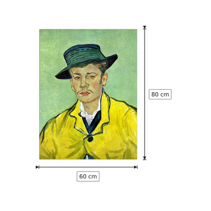 Portrait of Armand Roulin - Van Gogh Vincent - cm 60x80 - Pannello in MDF
