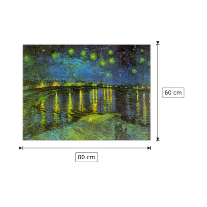 Rhone - Van Gogh Vincent - cm 80x60 - Pannello in MDF