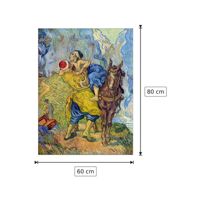 The Good Samaritan - Van Gogh Vincent - cm 60x80 - Pannello in MDF