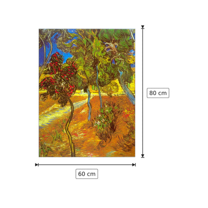 Trees - Van Gogh Vincent - cm 60x80 - Pannello in MDF