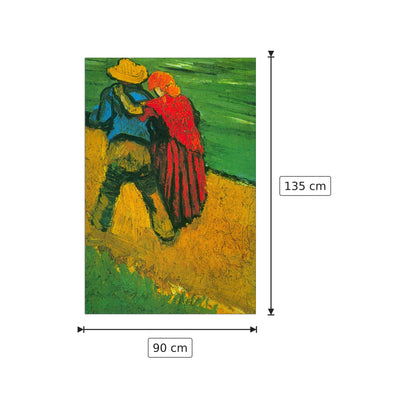 Two Lovers - Van Gogh Vincent - cm 90x135 - Pannello in MDF