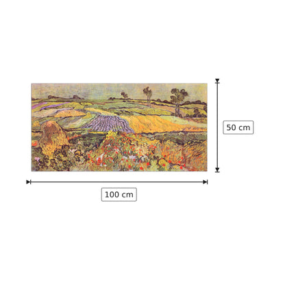 At Auvers - Van Gogh Vincent - cm 100x50 - Pannello in MDF