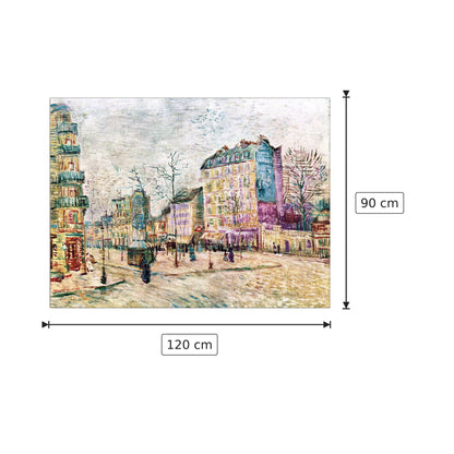 Boulevard de Clichy - Van Gogh Vincent - cm 120x90 - Pannello in MDF