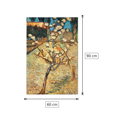 Flowering pear - Van Gogh Vincent - cm 60x90 - Pannello in MDF