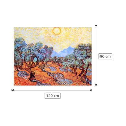 Olive Grove - Van Gogh Vincent - cm 120x90 - Pannello in MDF