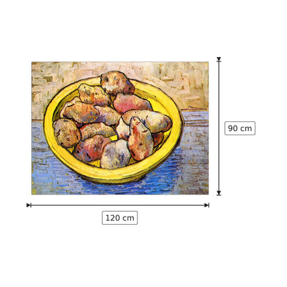 Still Life with Potatoes - Van Gogh Vincent - cm 120x90 - Pannello in MDF