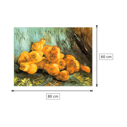 Still Life with Quinces - Van Gogh Vincent - cm 80x60 - Pannello in MDF