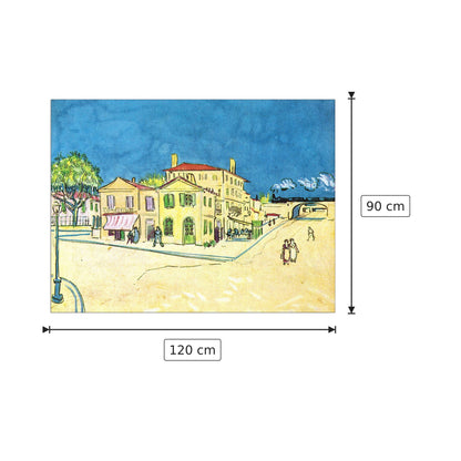 Study on Vincent's House in Arles - Van Gogh Vincent - cm 120x90 - Pannello in MDF