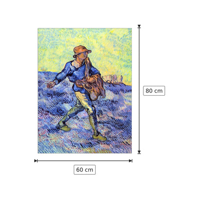 The Sower I - Van Gogh Vincent - cm 60x80 - Pannello in MDF