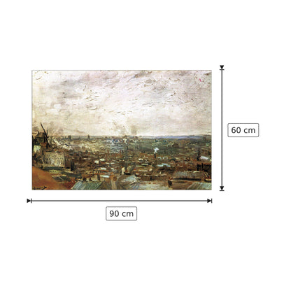 View - Van Gogh Vincent - cm 90x60 - Pannello in MDF