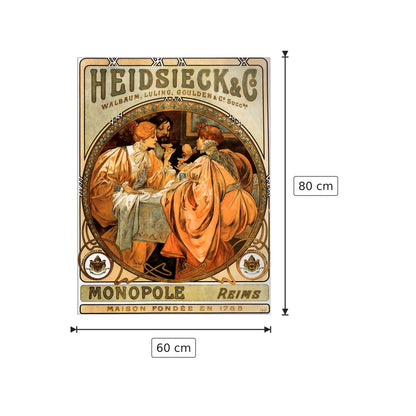 Piper Heidseicke - Mucha Alphonse - cm 60x80 - Pannello in MDF