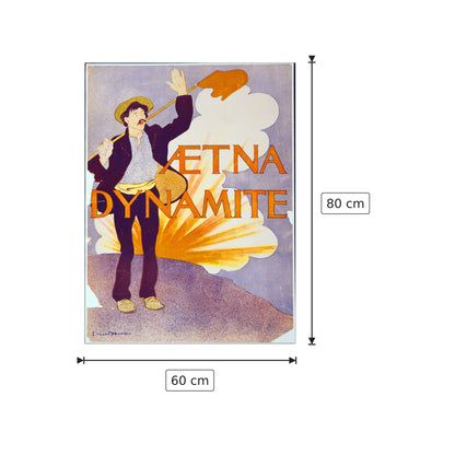 Aetna Dynamite - cm 60x80 - Pannello in MDF