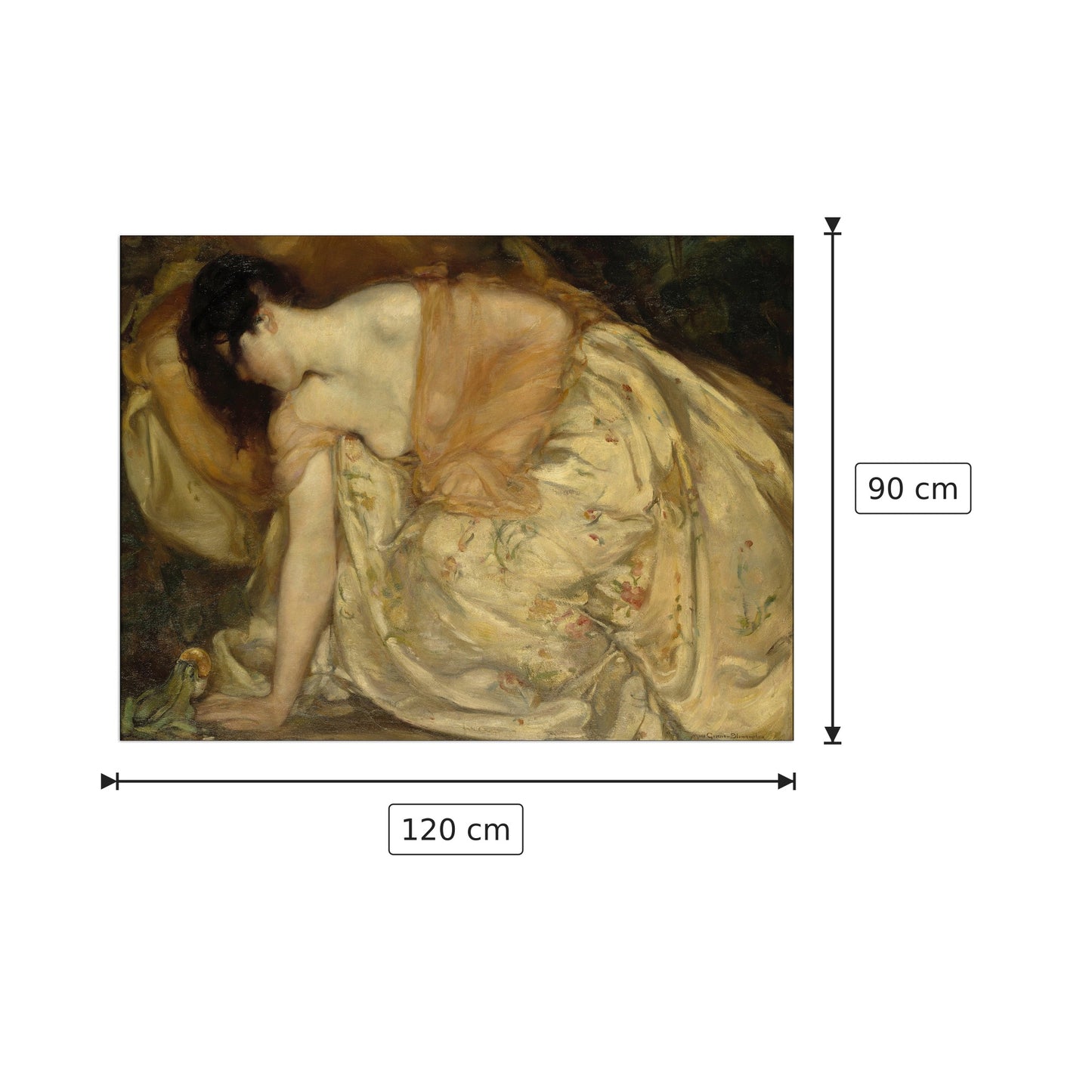 The Princess and the Frog - Bluemenschein - cm 120x90 - Pannello in MDF