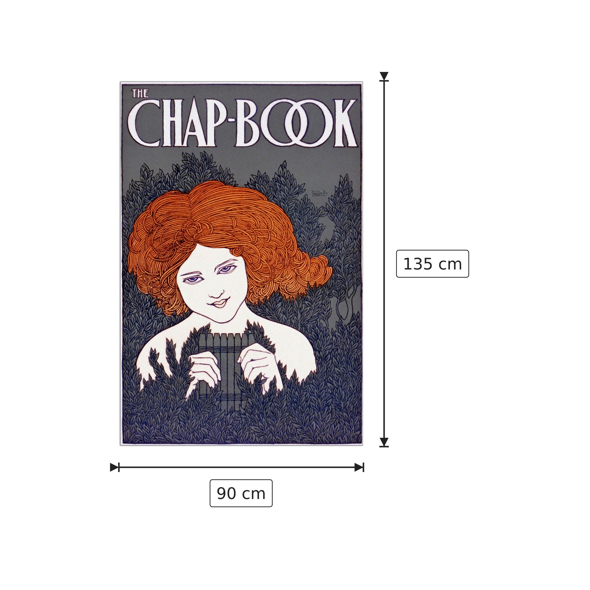 Chap Book - cm 90x135 - Pannello in MDF