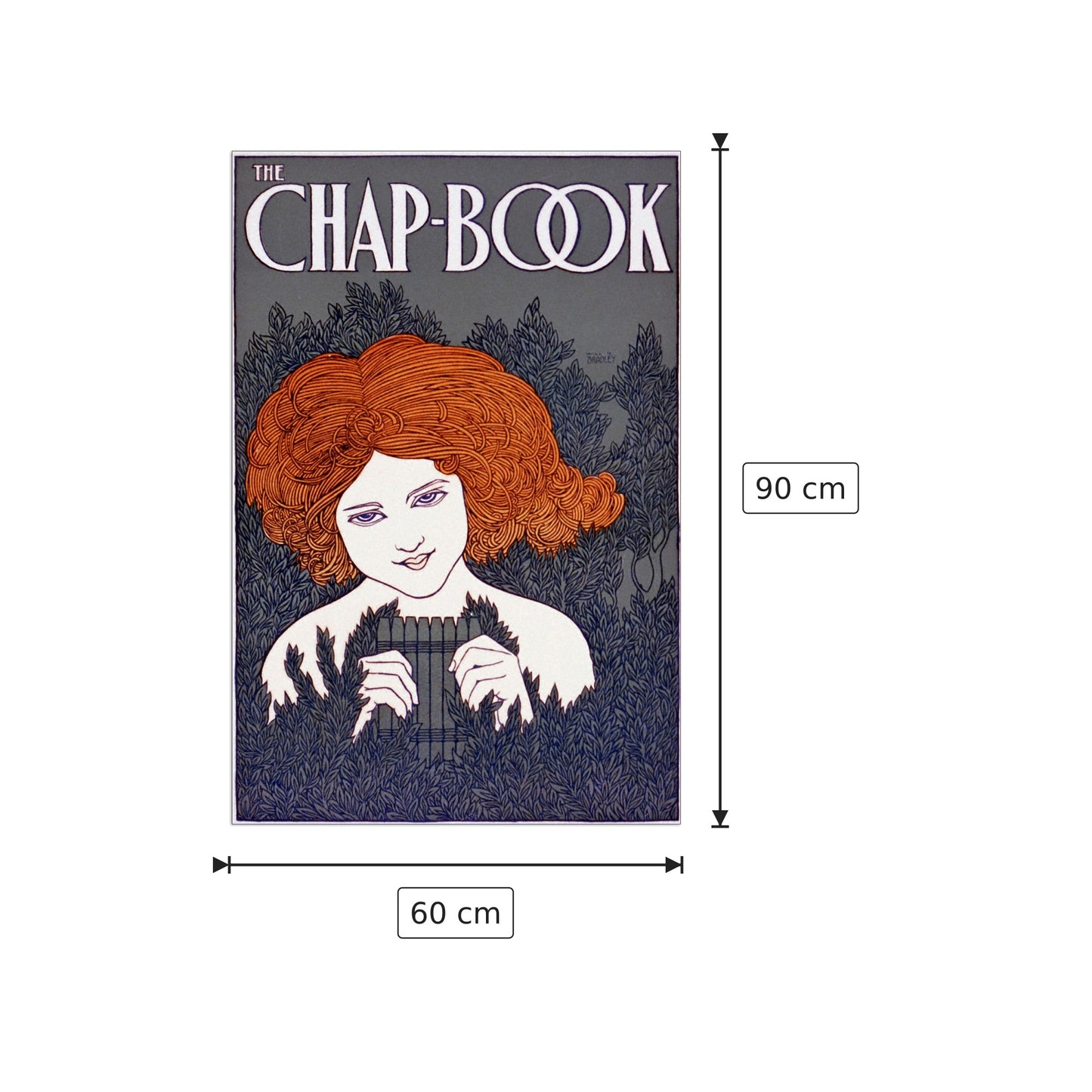 Chap Book - cm 60x90 - Pannello in MDF