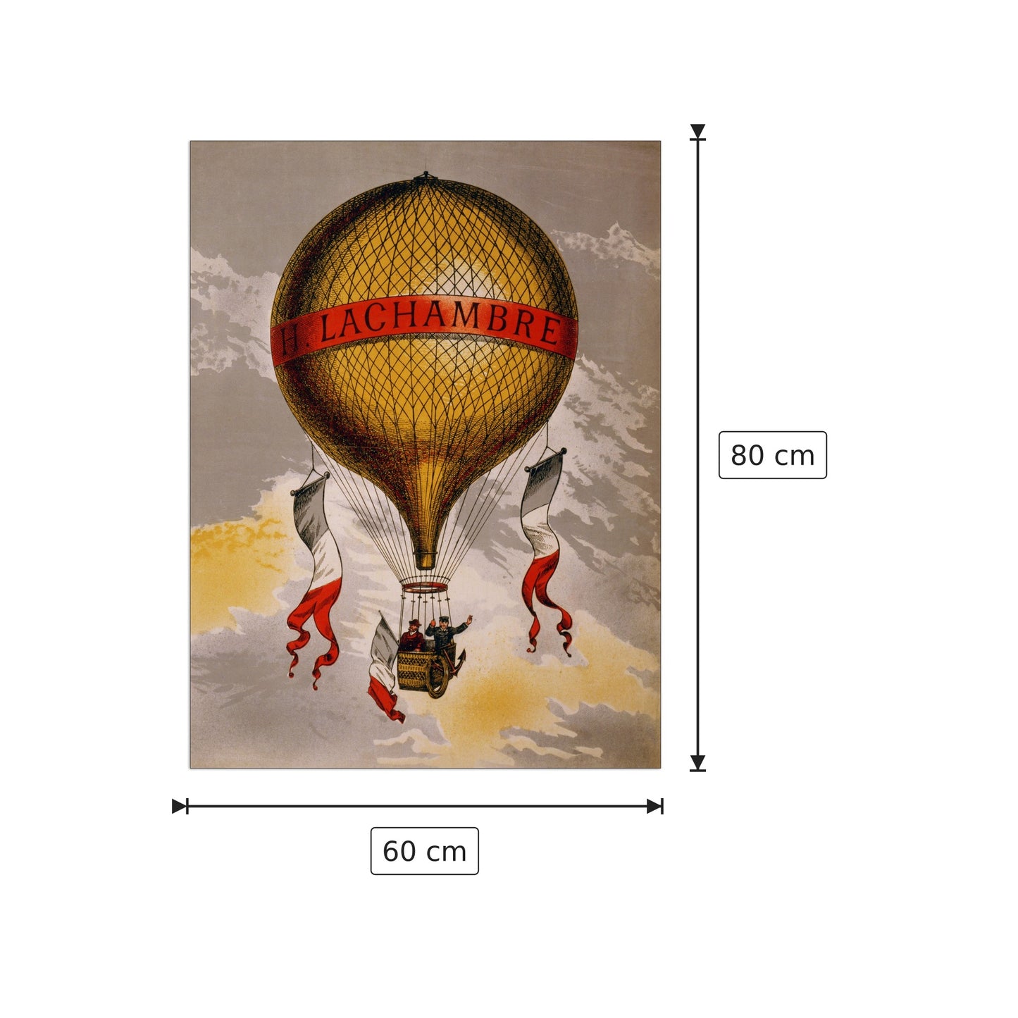 Lachambre Balloon - cm 60x80 - Pannello in MDF