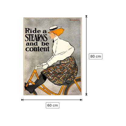 Ride a Stearns - cm 60x80 - Pannello in MDF