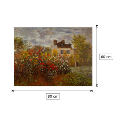 Argenteuil - Monet Claude - cm 80x60 - Pannello in MDF