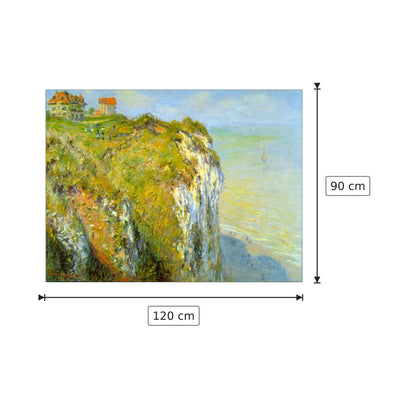 Cliffs - Monet Claude - cm 120x90 - Pannello in MDF
