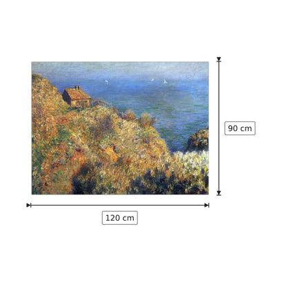 Fishermans lodge at Varengeville - Monet Claude - cm 120x90 - Pannello in MDF