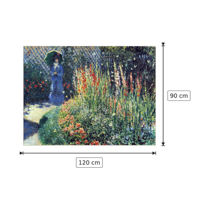 Gladiolas - Monet Claude - cm 120x90 - Pannello in MDF