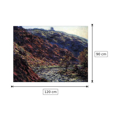 Gorge of the Petite Creuse - Monet Claude - cm 120x90 - Pannello in MDF