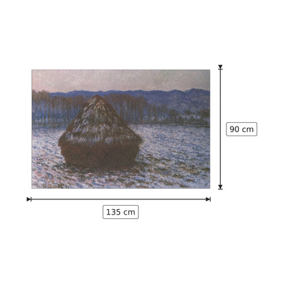 Haystacks - Monet Claude - cm 135x90 - Pannello in MDF