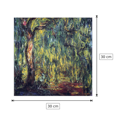 Landscape - Monet Claude - cm 30x30 - Pannello in MDF