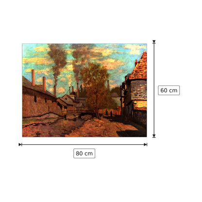 The brook of Robec - Monet Claude - cm 80x60 - Pannello in MDF