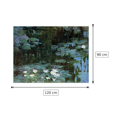 Water Lillies I - Monet Claude - cm 120x90 - Pannello in MDF