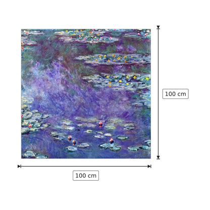 Water Lily Pond III - Monet Claude - cm 100x100 - Pannello in MDF