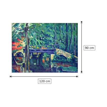 Bridge in the forest - Cezanne Paul - cm 120x90 - Pannello in MDF