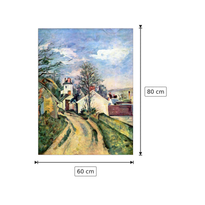 House of Dr. Gachet - Cezanne Paul - cm 60x80 - Pannello in MDF