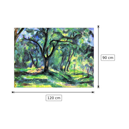 In the Woods - Cezanne Paul - cm 120x90 - Pannello in MDF
