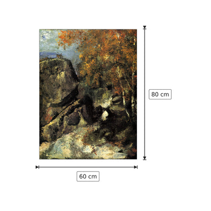 Rocks in Fountanbleu Forest - Cezanne Paul - cm 60x80 - Pannello in MDF