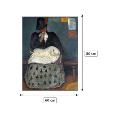 Inheritance - Munch Edvard - cm 60x80 - Pannello in MDF