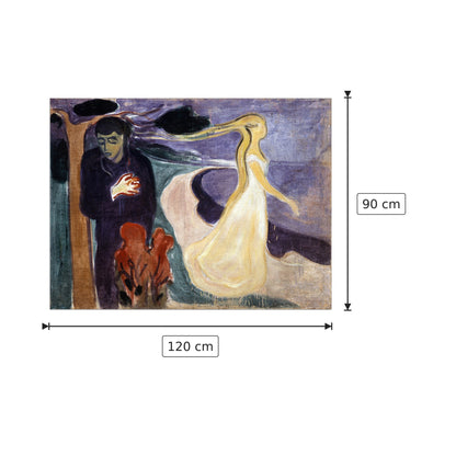 Separation - Munch Edvard - cm 120x90 - Pannello in MDF