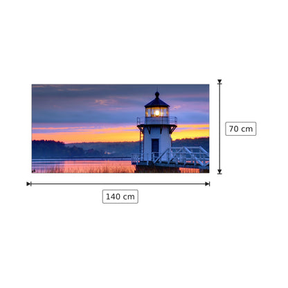Sunrise lighthouse - Art Studio - cm 140x70 - Pannello in MDF