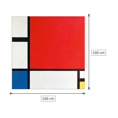 Composition II - Piet Mondrian - cm 100x100 - Pannello in MDF