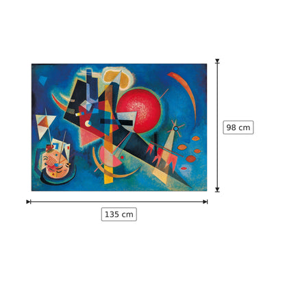 In blu - Vassily Kandinsky - cm 135x98 - Pannello in MDF