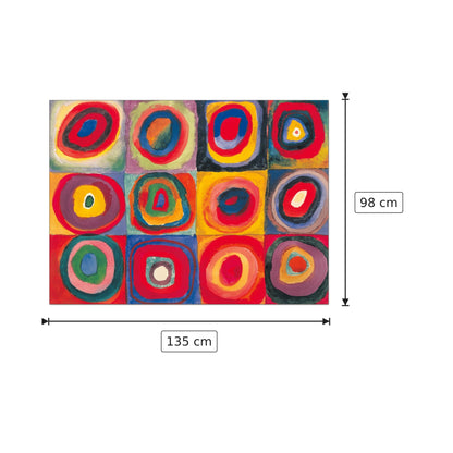 Studio del colore - Vassily Kandinsky - cm 135x98 - Pannello in MDF
