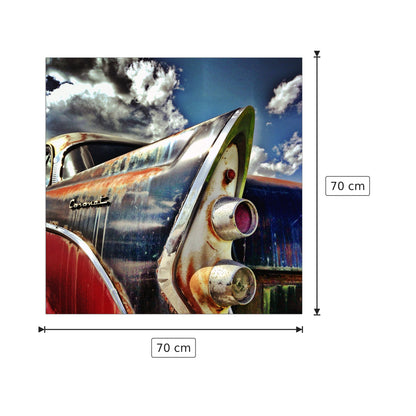 Old old car - Art Studio - cm 70x70 - Pannello in MDF