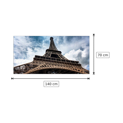 Cloudy Eiffel - Art Studio - cm 140x70 - Pannello in MDF