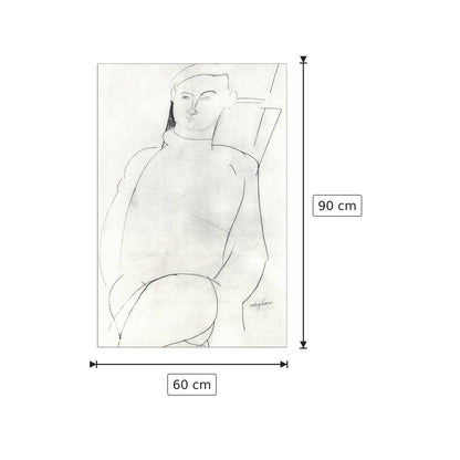 Jacques Lipchitz - Modigliani Amedeo - cm 60x90 - Pannello in MDF