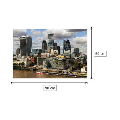 Square Mile, London - Tom Eversley - cm 90x60 - Pannello in MDF