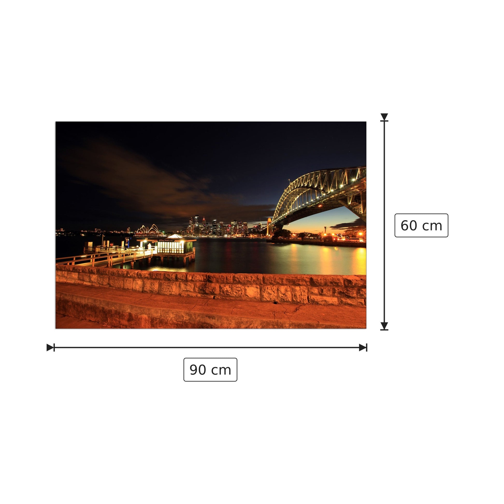 Sydney - Art Studio - cm 90x60 - Pannello in MDF