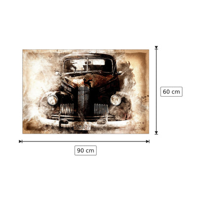 Old car - Art Studio - cm 90x60 - Pannello in MDF