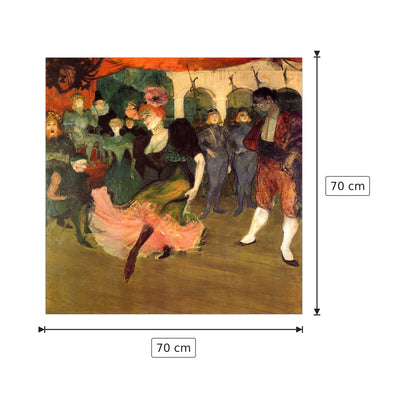 Chilperic - Toulouse-Lautrec - cm 70x70 - Pannello in MDF