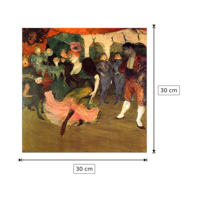 Chilperic - Toulouse-Lautrec - cm 30x30 - Pannello in MDF